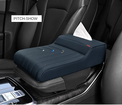 Car armrest heightening leather pillow (suitable for 99% of car models)