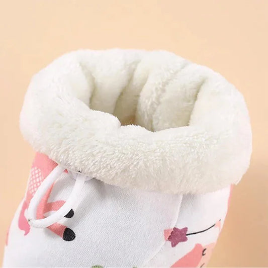 Christmas Early Sale🔥 Premium Quality Fannel Knitted Fur Baby Boots