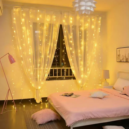 LED Decorative Rainbow curtain lights