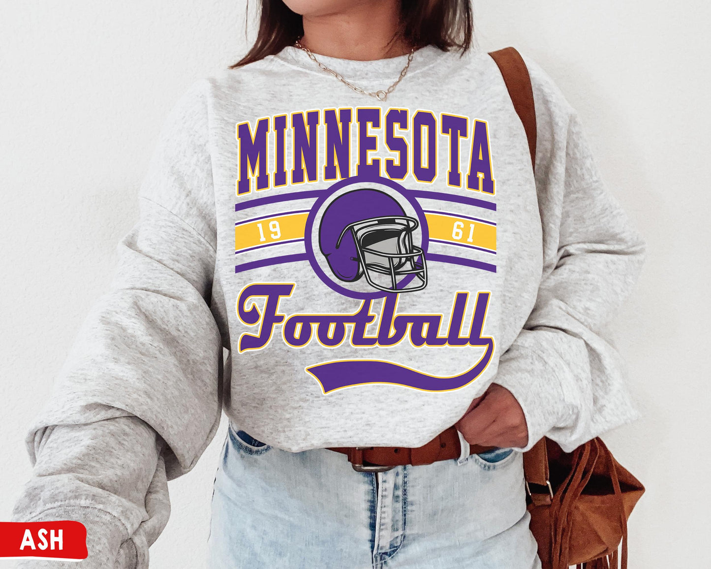 Vintage Minnesota Football Crewneck Sweatshirt / T-Shirt, Viking Sweatshirt, The Vikes Sweatshirt, Minnesota Fan Gift, Viking Game Day