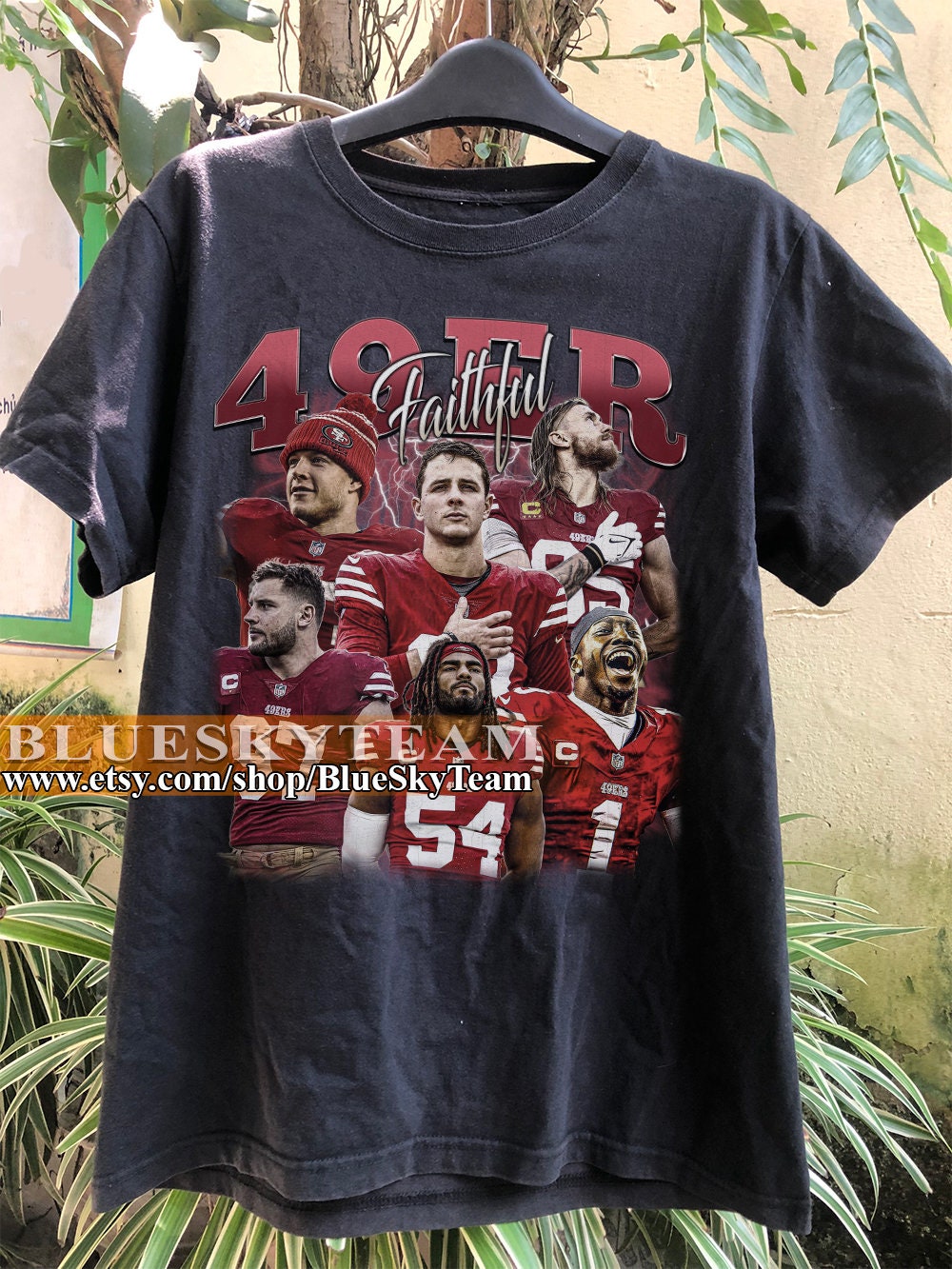 Vintage 90s Graphic Style 49er Faithful T-Shirt, Purdy - Kittle - Warner - Debo - McCaffrey - Bosa Shirt, American Football Fans Gift