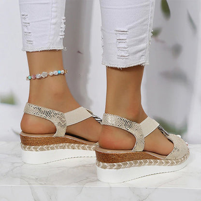 🔥Last Day Promotion 45% OFF Women’s Comfortable Orthopedic Wedge Open Toe Sandals