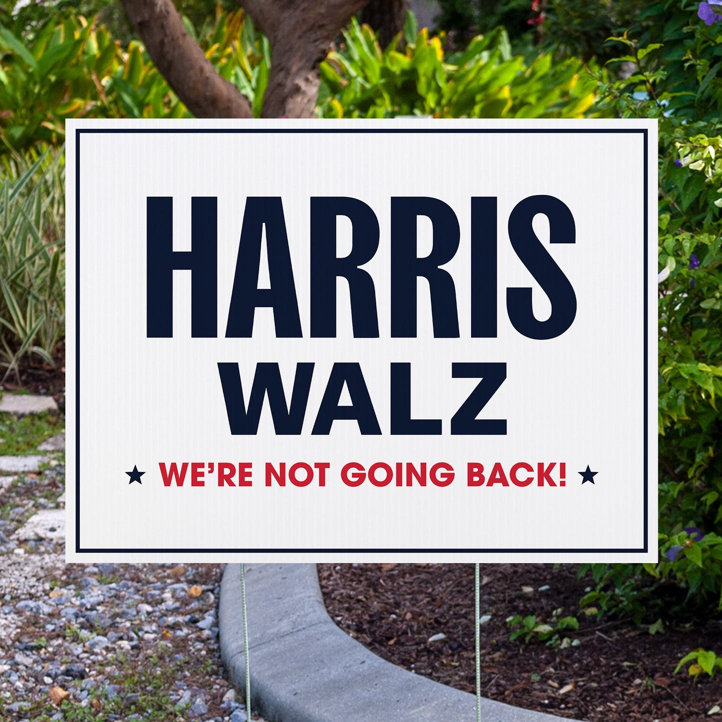 Harris Walz Political Yard Sign | 2024 Election | Kamala for President