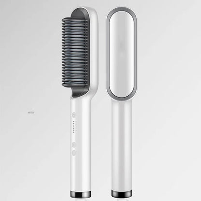 BIG SALE 45% OFF🔥Negative Ion Hair Straightener Styling Comb & 2 in 1 Hair Straightener Brush 👜