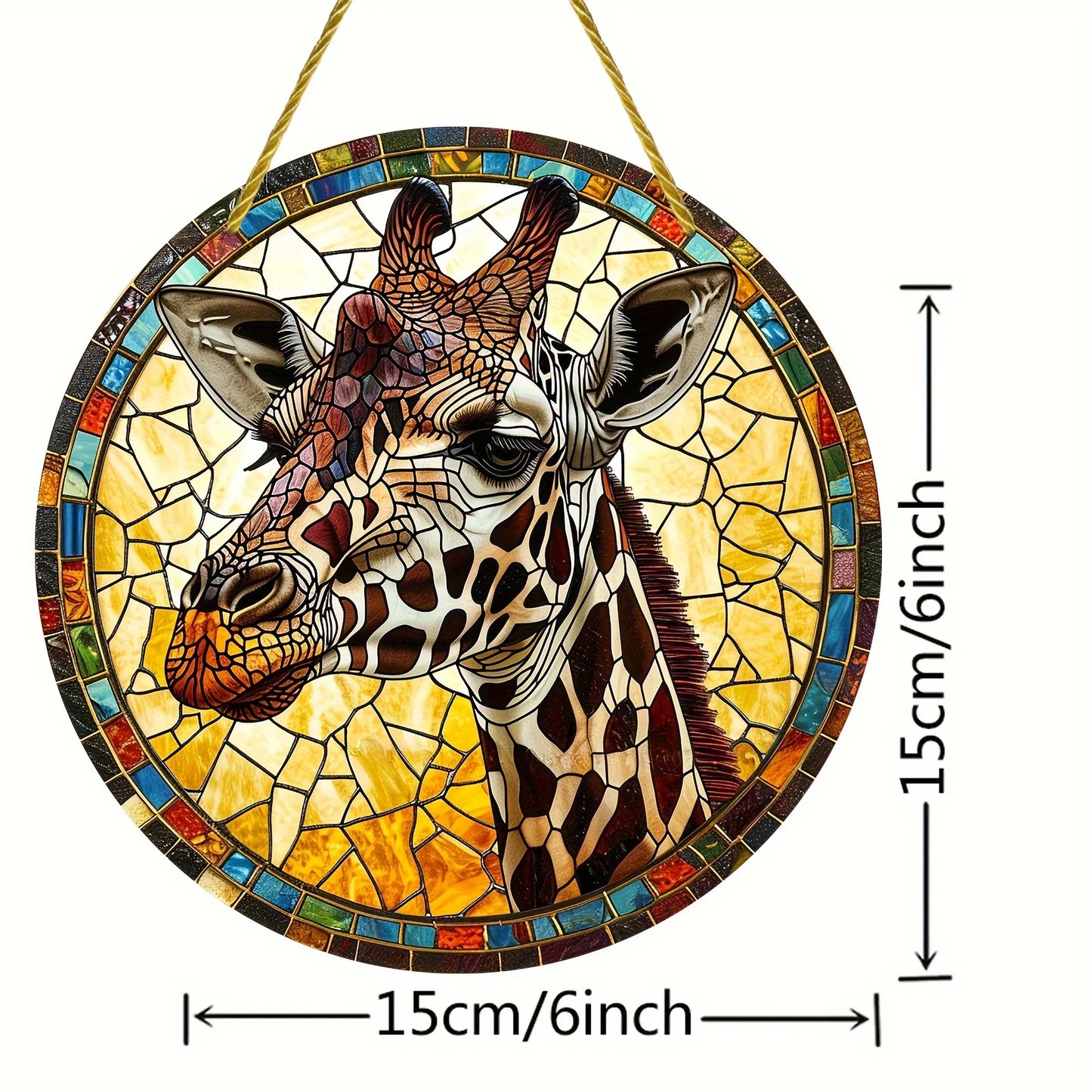 2024 HOT Christmas Gift Idea🎁 Charming Giraffe Acrylic Suncatcher