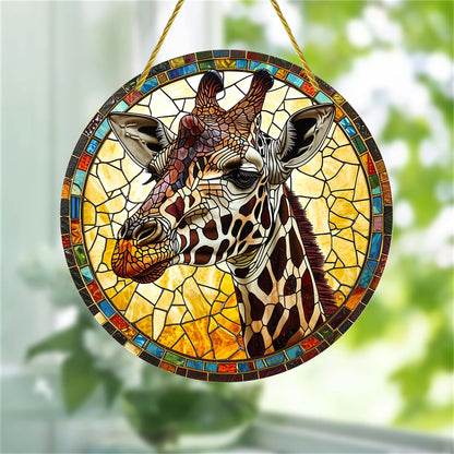 2024 HOT Christmas Gift Idea🎁 Charming Giraffe Acrylic Suncatcher