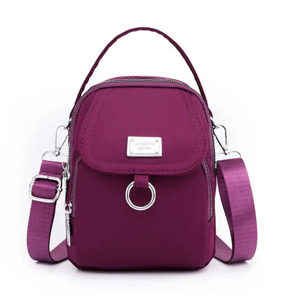 Waterproof Women Crossbody Bag Elegant Oxford Messenger Bags Simple for Work