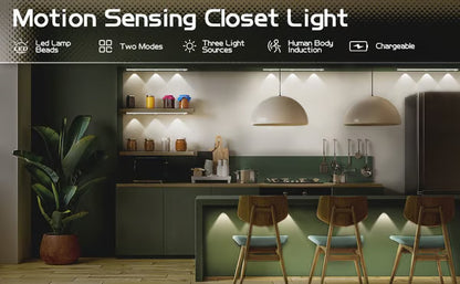 LED Motion Sensor Cabinet Light with USB Charging