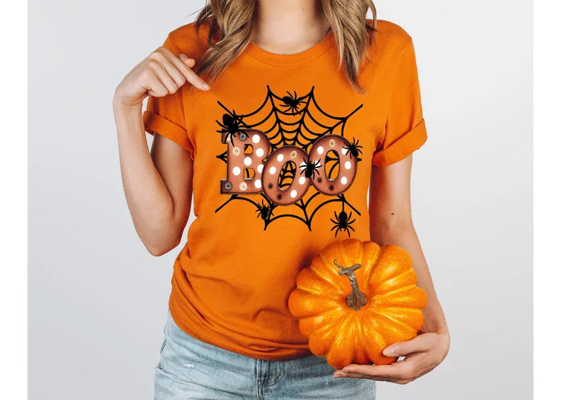 Boo Spider Web Shirt, Boo Shirt, Halloween Shirt, Pumpkin Shirt, That Witch Shirt, Halloween Sweatshirt, Halloween Tees