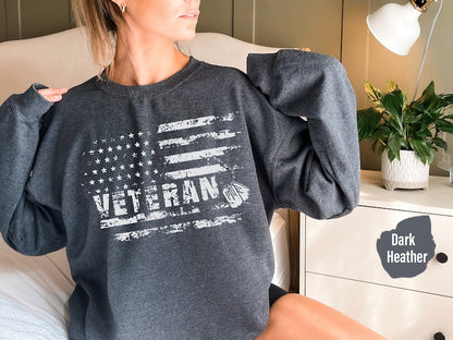 Veteran Sweatshirt and Hoodie, Veteran Day Gifts, Gift For Veterans, Independence Day Gift, Thank You, American Flag Shirt