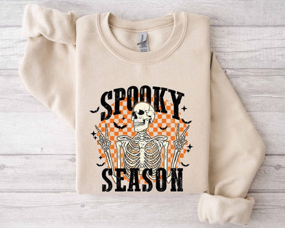 Spooky Season Sweatshirt,Retro Spooky Shirt,Spooky Halloween,Halloween Shirt,Fall Vibes,Cozy Season Shirt,Cute Fall Shirt,Halloween Gift