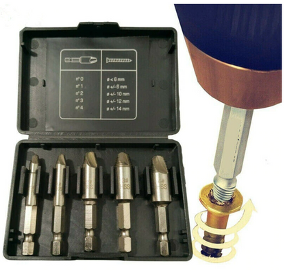 PREMIUM Hardened Screw Extractor [Set of 5 pcs]
